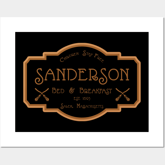 Sanderson Sisters cottage Wall Art by Amberstore